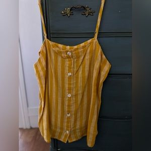 Old Navy yellow tank top size Small